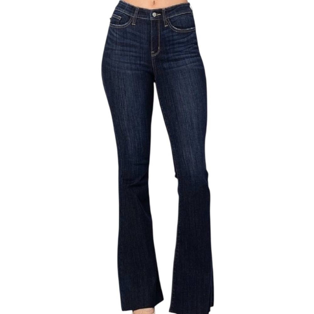 Judy Blue Dark Blue Flare Jeans
